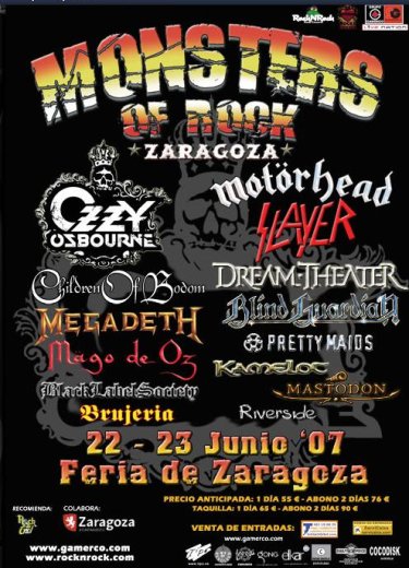 Monsters Of Rock | Zaragoza 2007